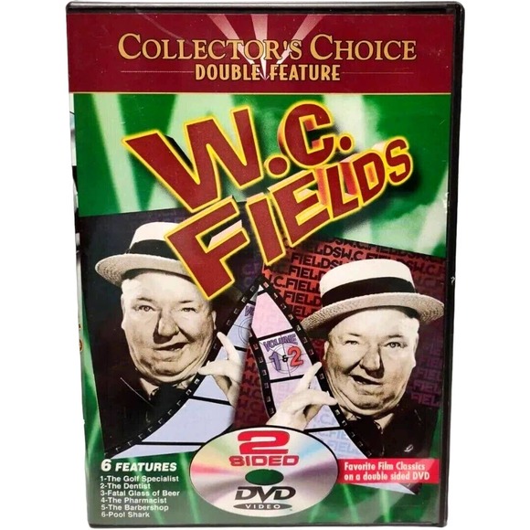 W.C. Fields Vintage Collector's Choice Dvd 1999 Double Feature Movie Collectible - Picture 1 of 6